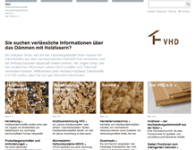 Tablet Screenshot of holzfaser.org